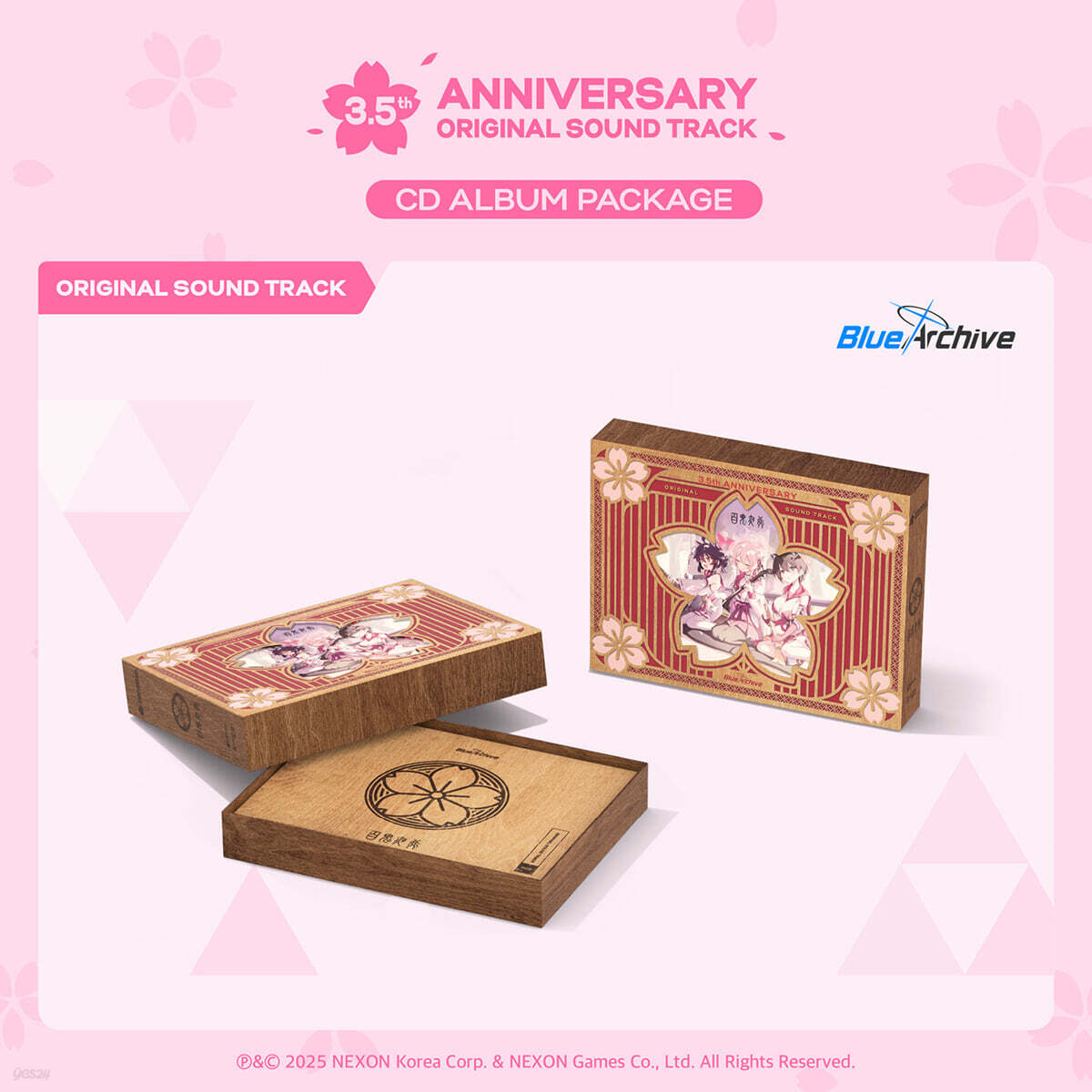 블루 아카이브 3.5주년 기념 OST CD 앨범 패키지 (BLUE ARCHIVE 3.5th ANNIVERSARY OST - CD ALBUM PACKAGE)