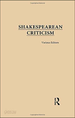 Shakespearean Criticism