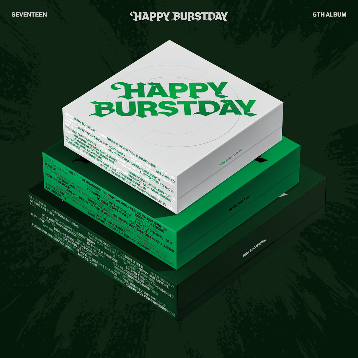 세븐틴 (SEVENTEEN) - SEVENTEEN 5th Album ‘HAPPY BURSTDAY’ [3종 SET]
