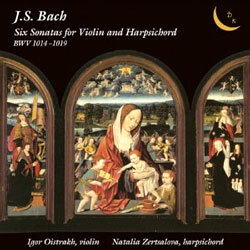 Bach : Sonata for Violin and Harpsichord : OistrakhㆍZertsalova