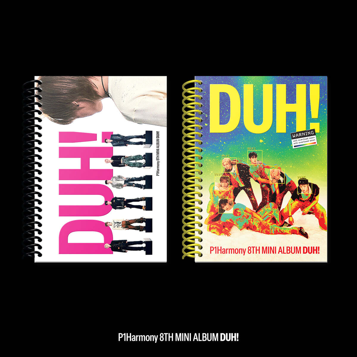 P1Harmony (피원하모니) - 미니앨범 8집 : DUH! [2종 중 1종 랜덤발송]