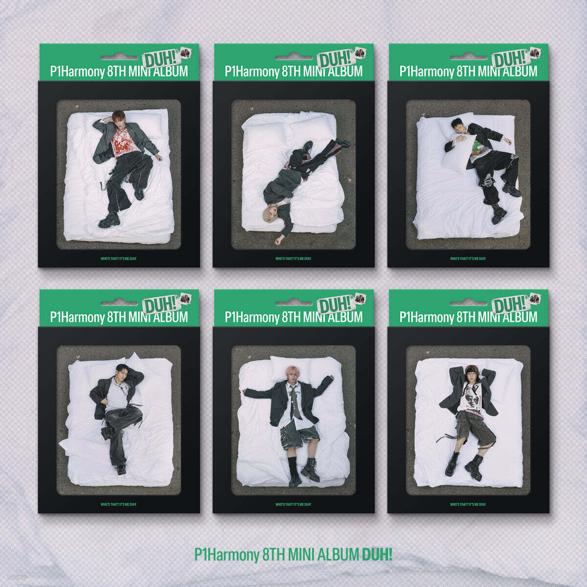 P1Harmony (피원하모니) - 미니앨범 8집 : DUH! [H Ver.][6종 중 1종 랜덤발송]