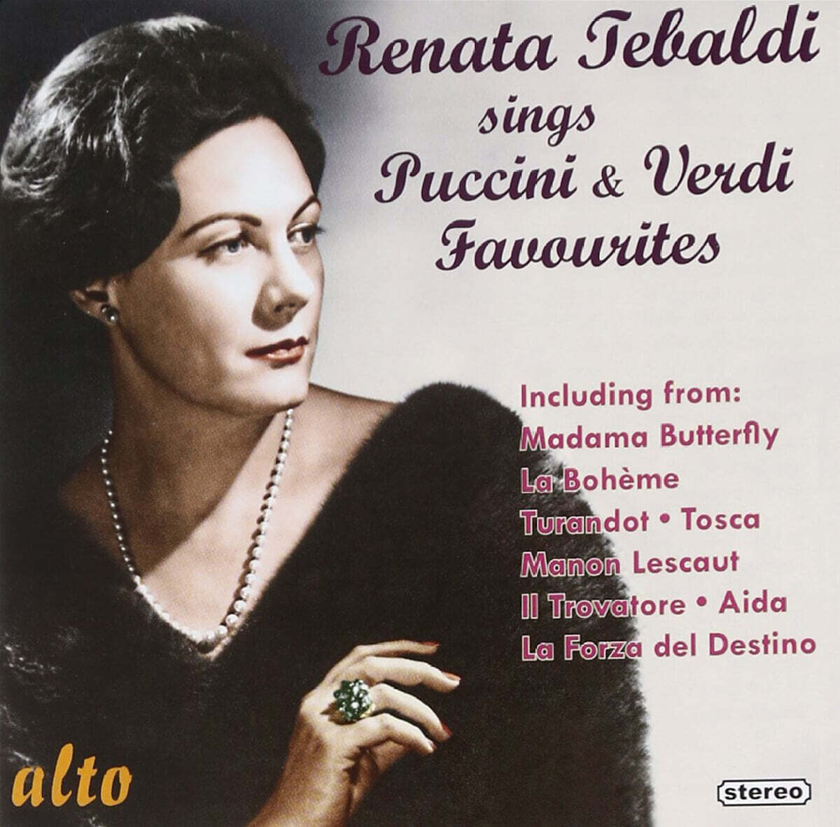 레나타 테발디가 노래하는 푸치니와 베르디 명장면 (Renata Tebaldi sings Puccini and Verdi Favourites)