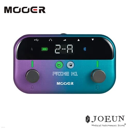 [MOOER] Prime M1 블루투스 멀티이펙터 (풋스위치)