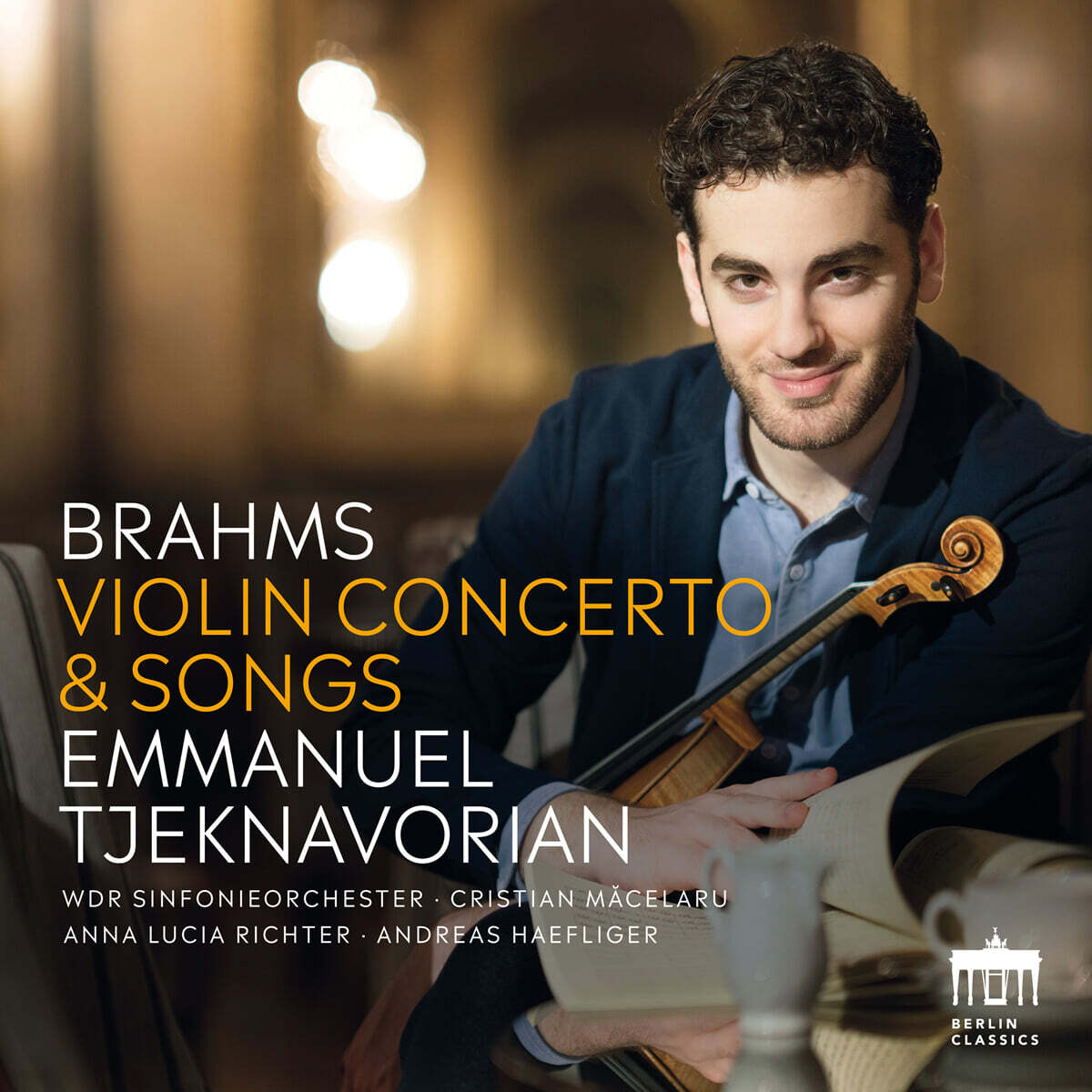 Emmanuel Tjeknavorian 브람스: 바이올린 협주곡, 두 개의 가곡 외 (Brahms: Violin Concerto Op.77, Lieder Op.91)
