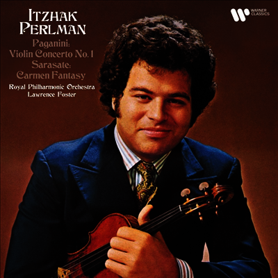 Warner Classics 파가니니: 바이올린 협주곡 1번 & 사라사테: 카르멘 환상곡 (Paganini: Violin Concerto No.1 & Sarasate: Carmen Fantasy) (180g)(LP) - Itzhak Perlman