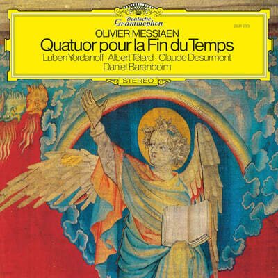 Daniel Barenboim — Daniel Barenboim 메시앙: 세상의 종말을 위한 사중주 (Messiaen: Quatuor pour la Fin du Temps) 앨범 커버