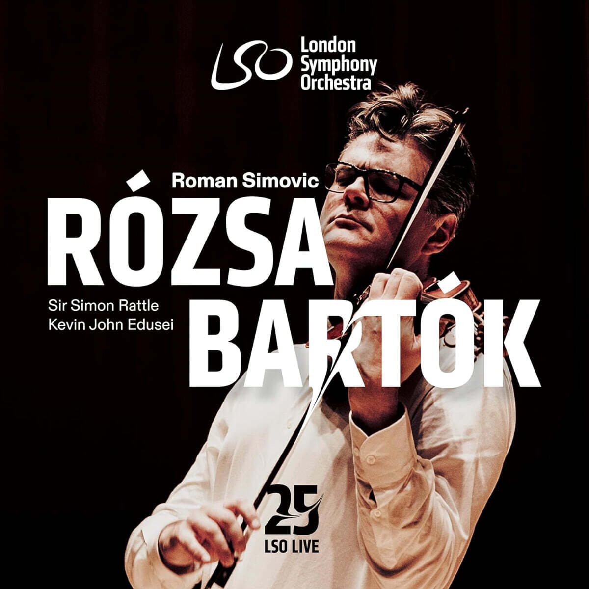 Roman Simovic 로사: 바이올린 협주곡 / 바르톡: 바이올린 협주곡 (Rozsa: Violin Concerto Op.24 /  Bartok: Violin Concerto No. 2) [SACD Hybrid]