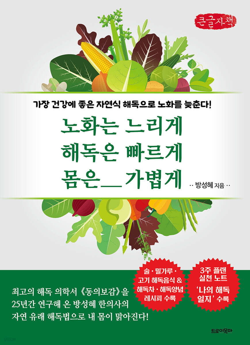 노화는느리게 해독은빠르게 몸은가볍게 (큰글자책)