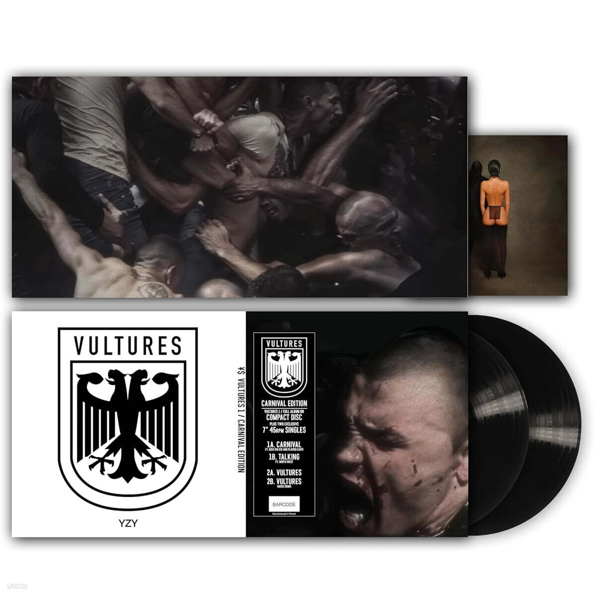 ¥$, Kanye West, Ty Dolla Sign (칸예 웨스트, 타이 달라 싸인) - Vultures 1 [7인치 2 Vinyl + CD]
