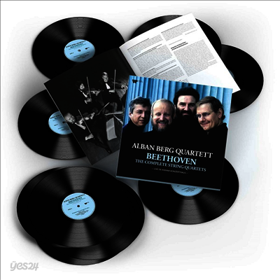 베토벤: 현악 사중주 전집 (Beethoven: Complere String Quartets Nos.1 - 16) (180g)(10LP Boxset) - Alban Berg Quartett
