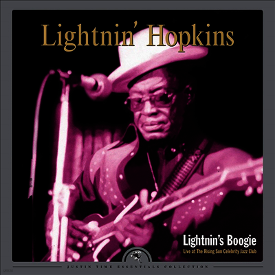 Lightnin' Hopkins — Lightnin's Boogie - Live at The Rising Sun Celebrity Jazz Club 앨범 커버