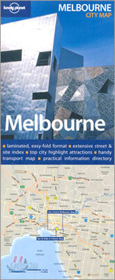 Lonely Planet Melbourne City Map