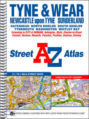 Tyne and Wear A-Z Street Atlas (spiral)