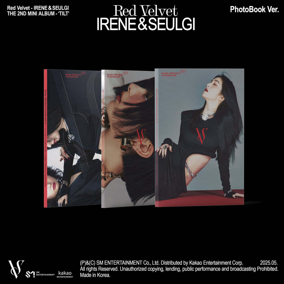 레드벨벳-아이린&슬기 (Red Velvet - IRENE & SEULGI) - 미니앨범 2집 : TILT [Photo Book Ver.][3종 SET]
