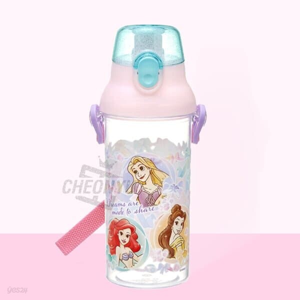 [디즈니] 프린세스25 원터치 클리어 보틀 480ml