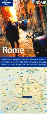 Lonely Planet Rome City Map