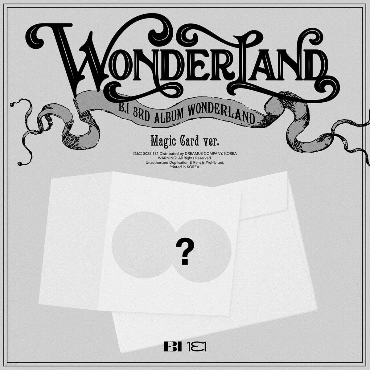 비아이 (B.I) - 3집 : WONDERLAND [Magic card Ver.]
