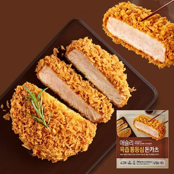 애슐리 육즙 통등심 돈카츠_260g x 2팩