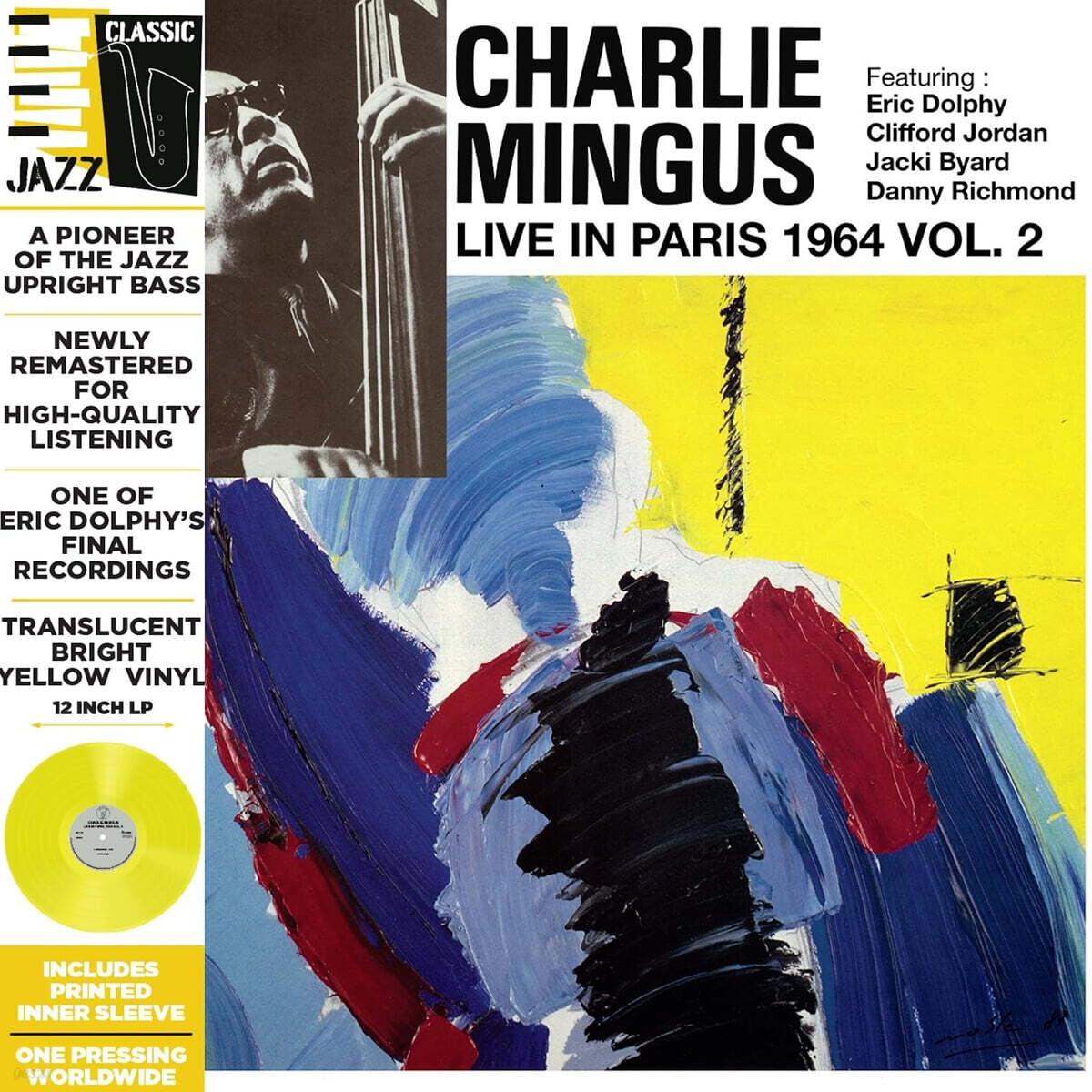 Charlie Mingus (찰스 밍거스) - Live in Paris, 1964 Vol. 2 [옐로우 컬러 LP]
