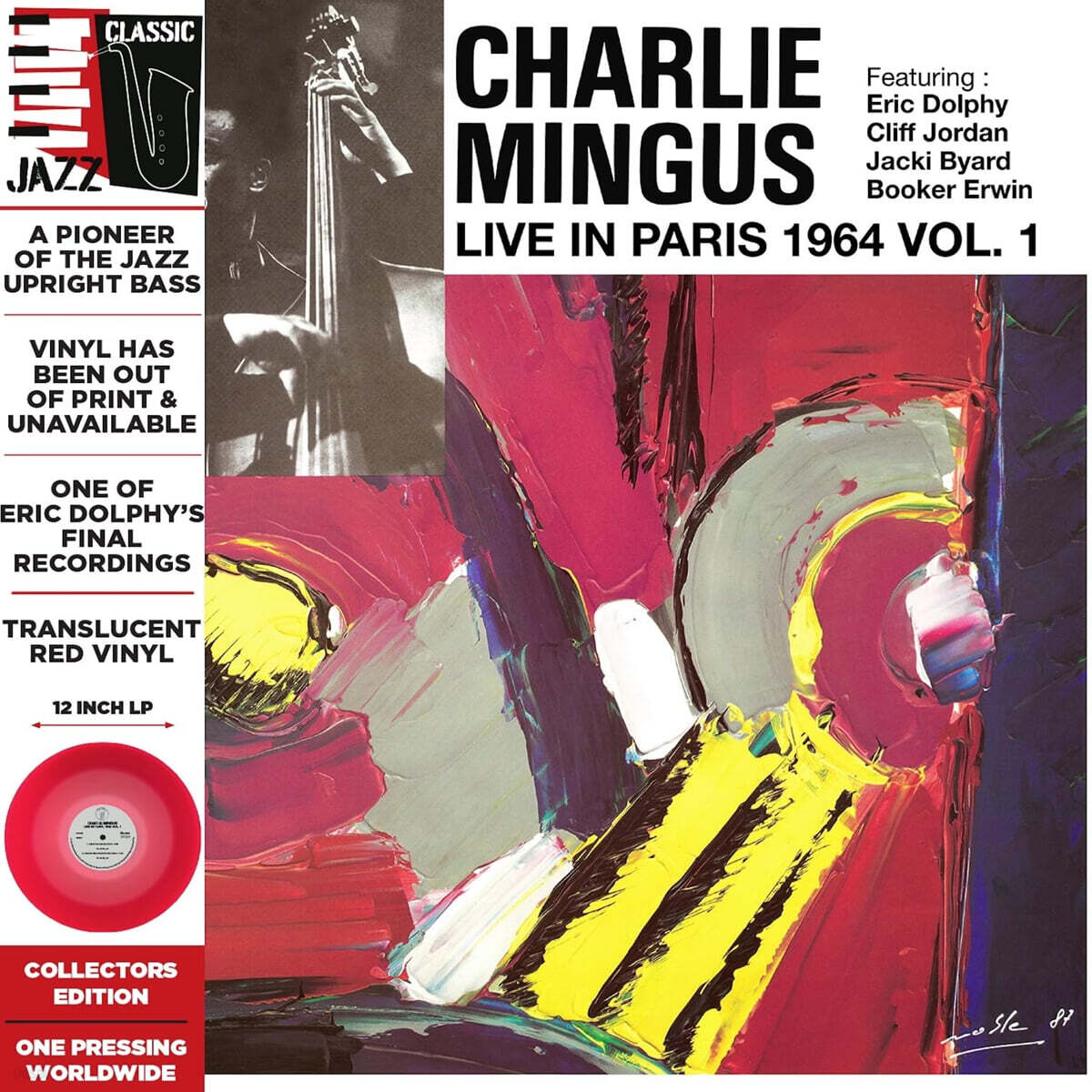 Charlie Mingus (찰스 밍거스) - Live in Paris, 1964 Vol. 1 [레드 컬러 LP]