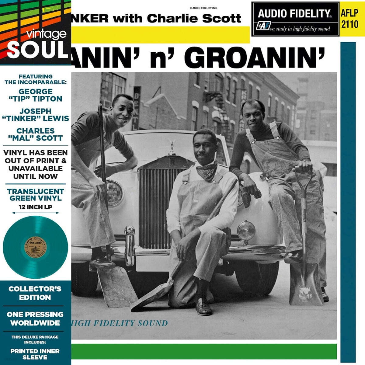 George Tipton (조지 팁톤) - Moanin' N Groanin' [그린 컬러 LP]