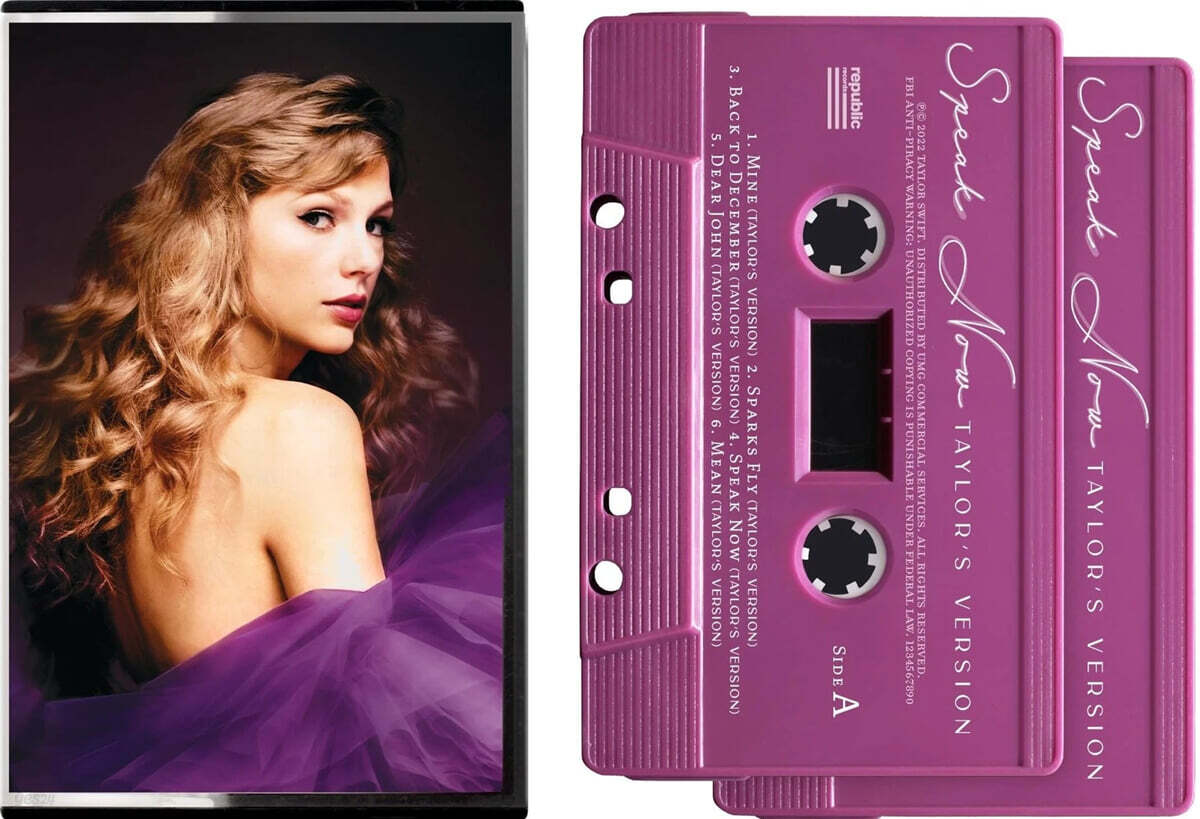 Taylor Swift (테일러 스위프트) - Speak Now [Taylor’s Version] [카세트테이프]