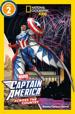 National Geographic Kids Readers Level 2 : Marvel's Captain America Across the Country