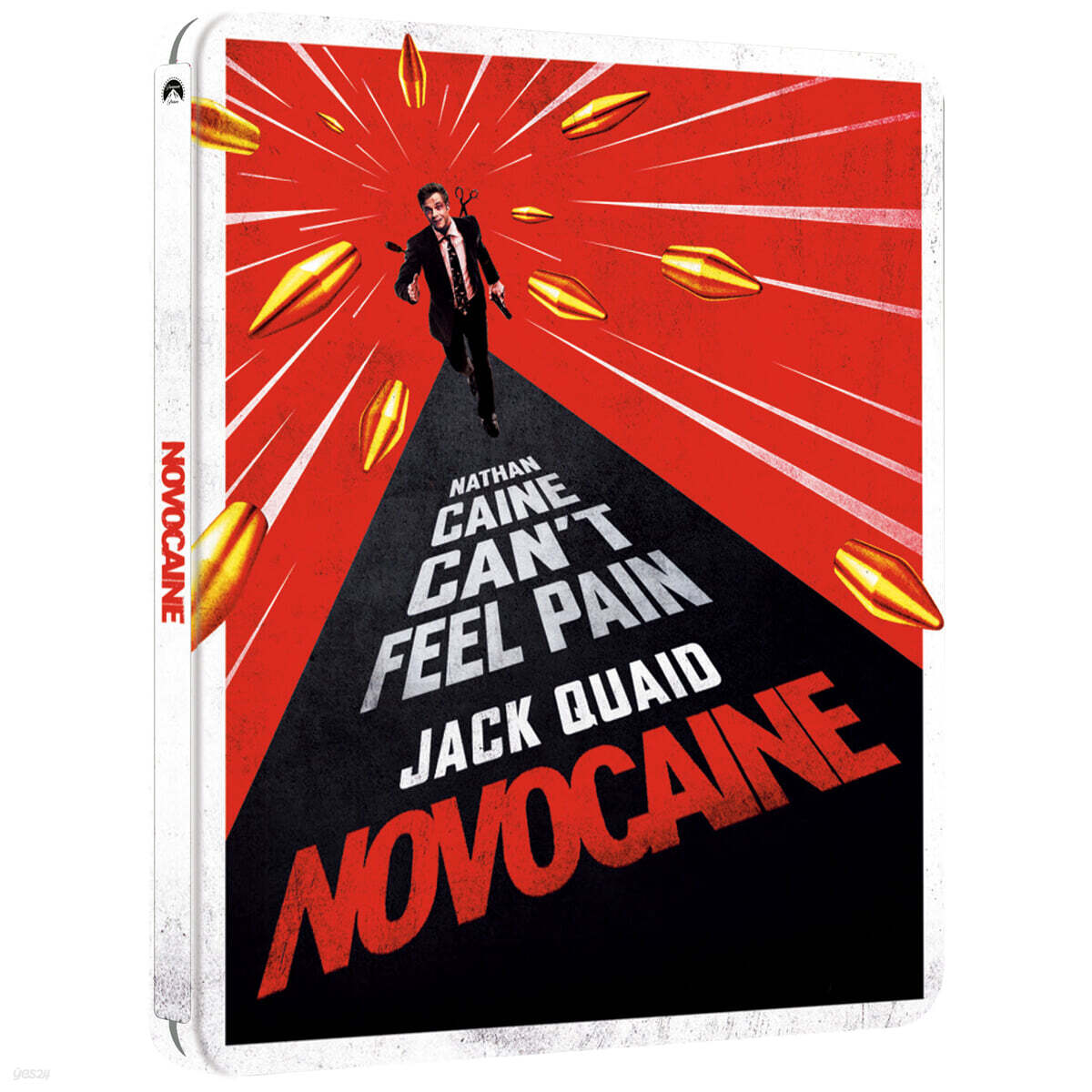 Novocaine 4K UHD Blu-ray Steelbook Limited Edition 2-Disc Korea Import Region Free