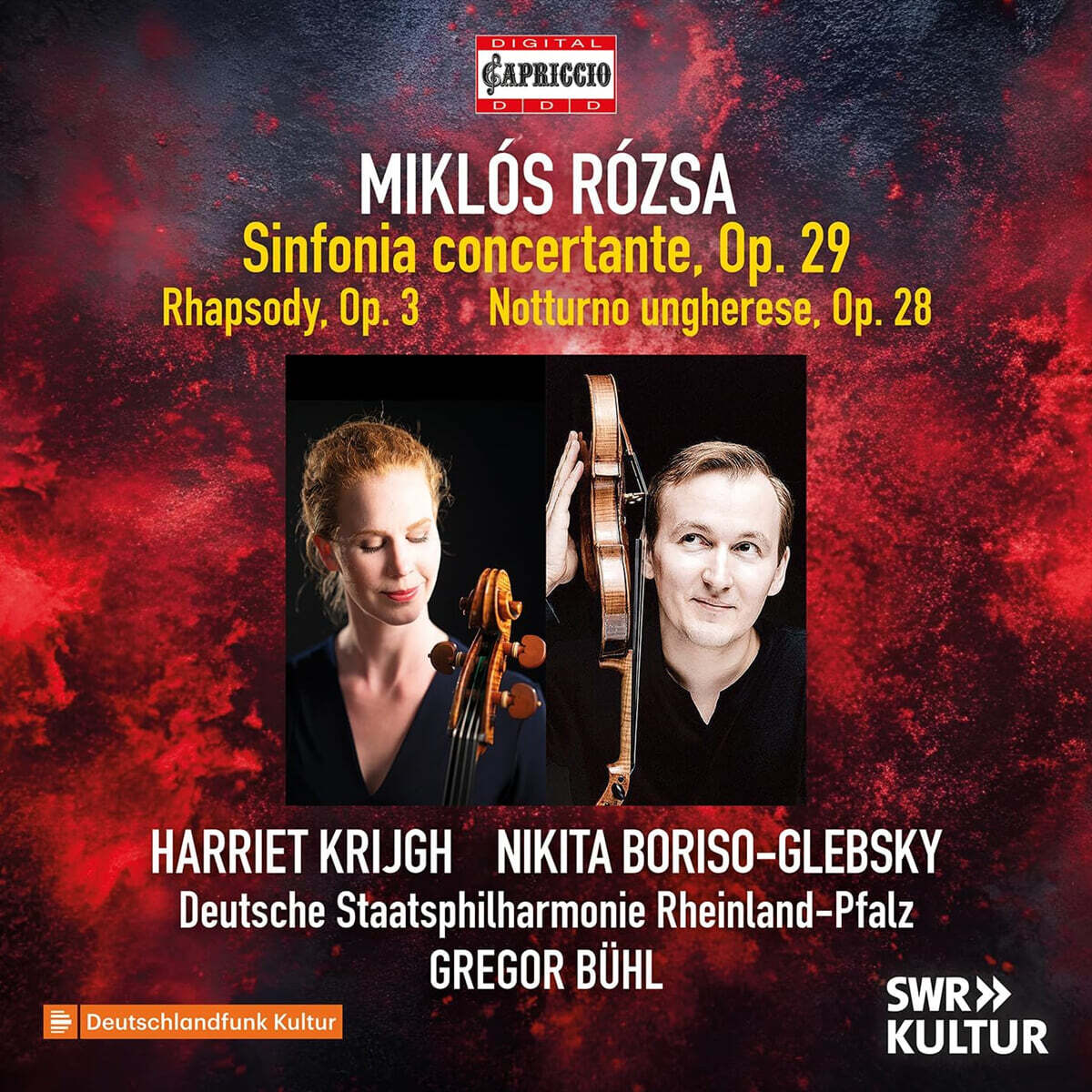 Gregor Buhl 미클로시 로저: 신포니아 콘체르탄테 외 (Miklos Rozsa: Sinfonia concertante; Rhapsody for cello)