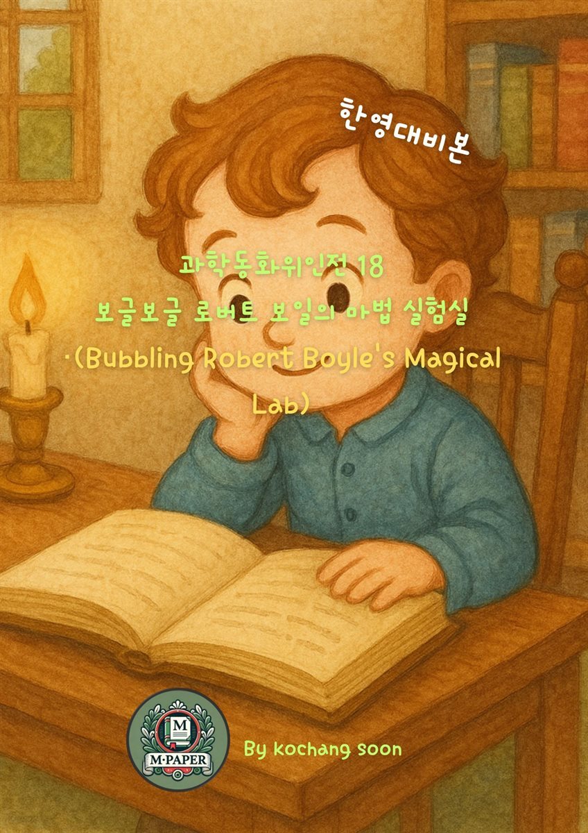 과학동화위인전 18 보글보글 로버트 보일의 마법 실험실 Bubbling Robert Boyle's Magical Lab