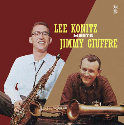 Lee Konitz / Jimmy Giuffre — Lee Konitz (리 코니츠) / Jimmy Giuffre (지미 쥬프레) - Lee Konitz Meets Jimmy Giuffre 앨범 커버