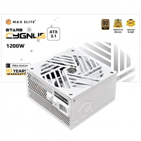 맥스엘리트 STARS CYGNUS 1200W골드 풀모듈 ATX3.1 W