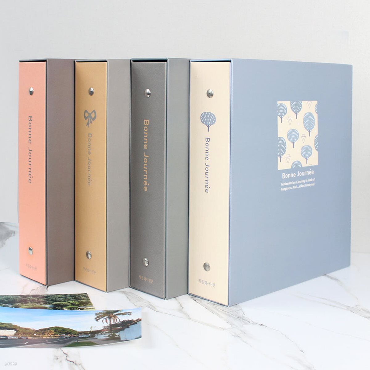 [예스24배송][단독특가] 비팬시 중형바인더 접착식백지 앨범 (성장 아기 포토북 가족앨범)