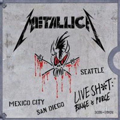 Metallica - Live Shit: Binge & Purge (Bookstyle Slipcase)(지역코드1)(3CD+2DVD)