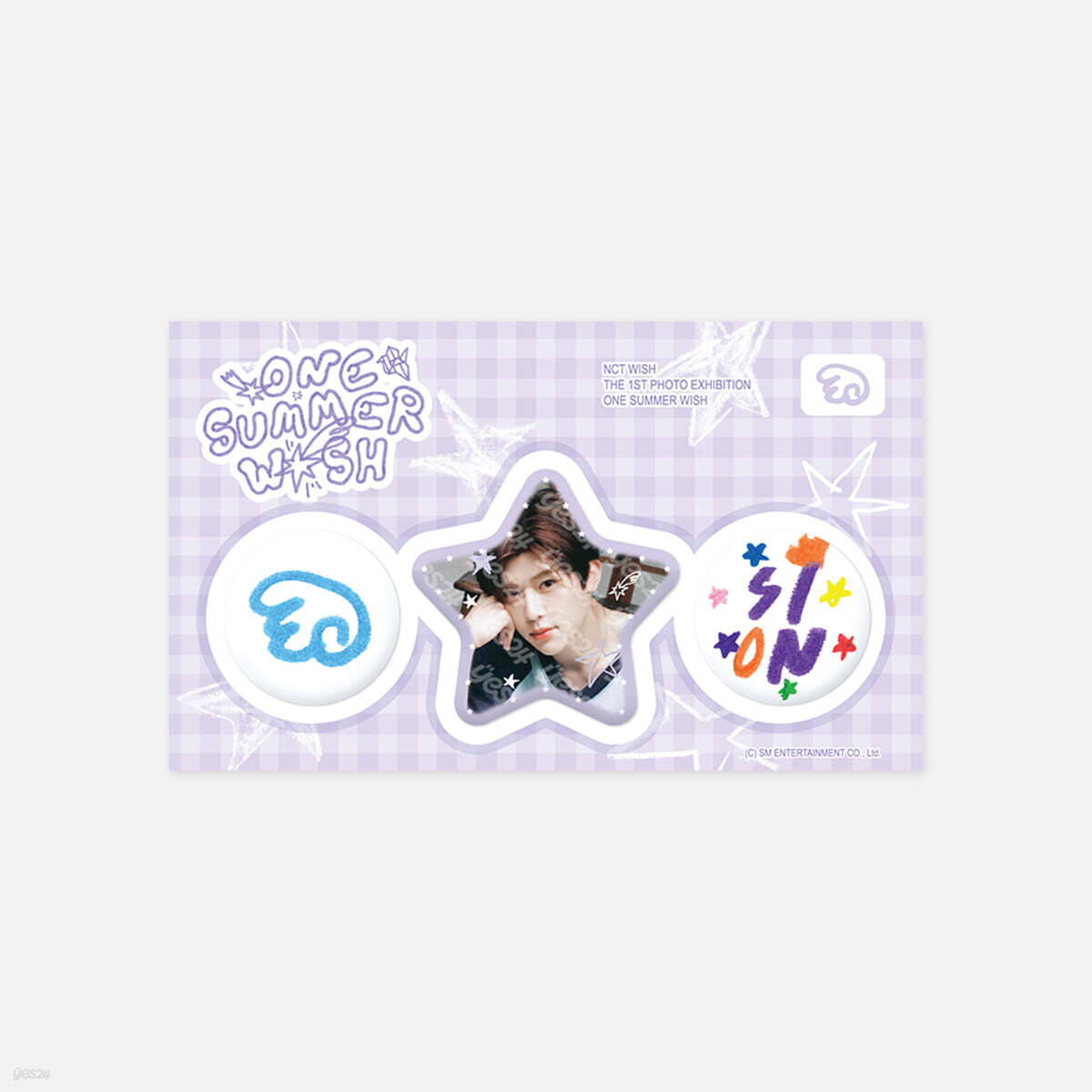 [NCT WISH 'ONE SUMMER WISH'] PIN BUTTON SET [유우시 ver.]