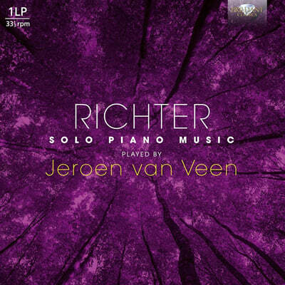 Jeroen van Veen — Jeroen van Veen 막스 리히터: 피아노 독주곡집 (Max Richter: Solo Piano Music) 앨범 커버