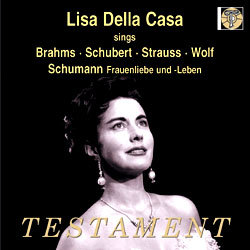 Lisa Della Casa   ī   (sings Brahms, Schubert, Strauss, Wolf & Schumann)