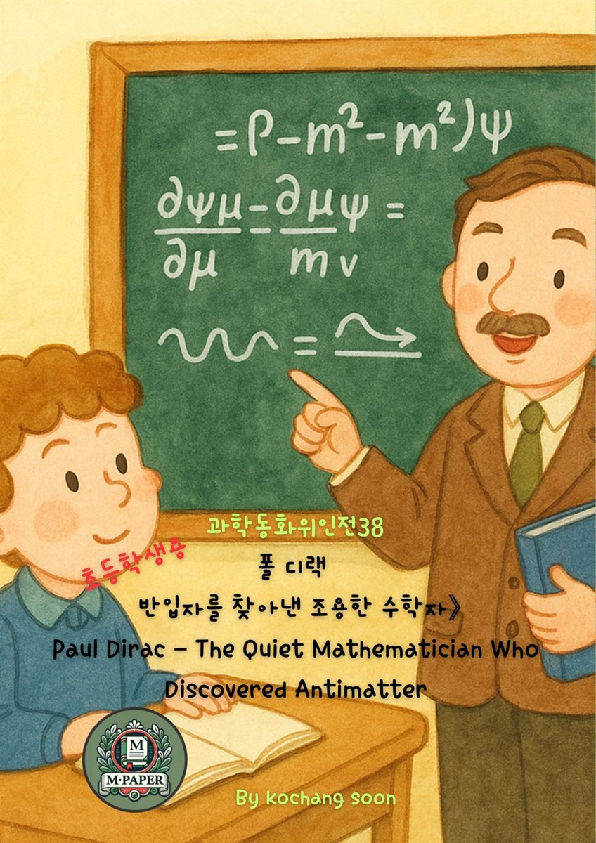 과학동화위인전38 폴 디랙 ? 반입자를 찾아낸 조용한 수학자》 Paul Dirac ? The Quiet Mathematician Who Discovered Antimatter