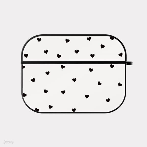 dotty love 에어팟 프로 케이스 하드 범퍼