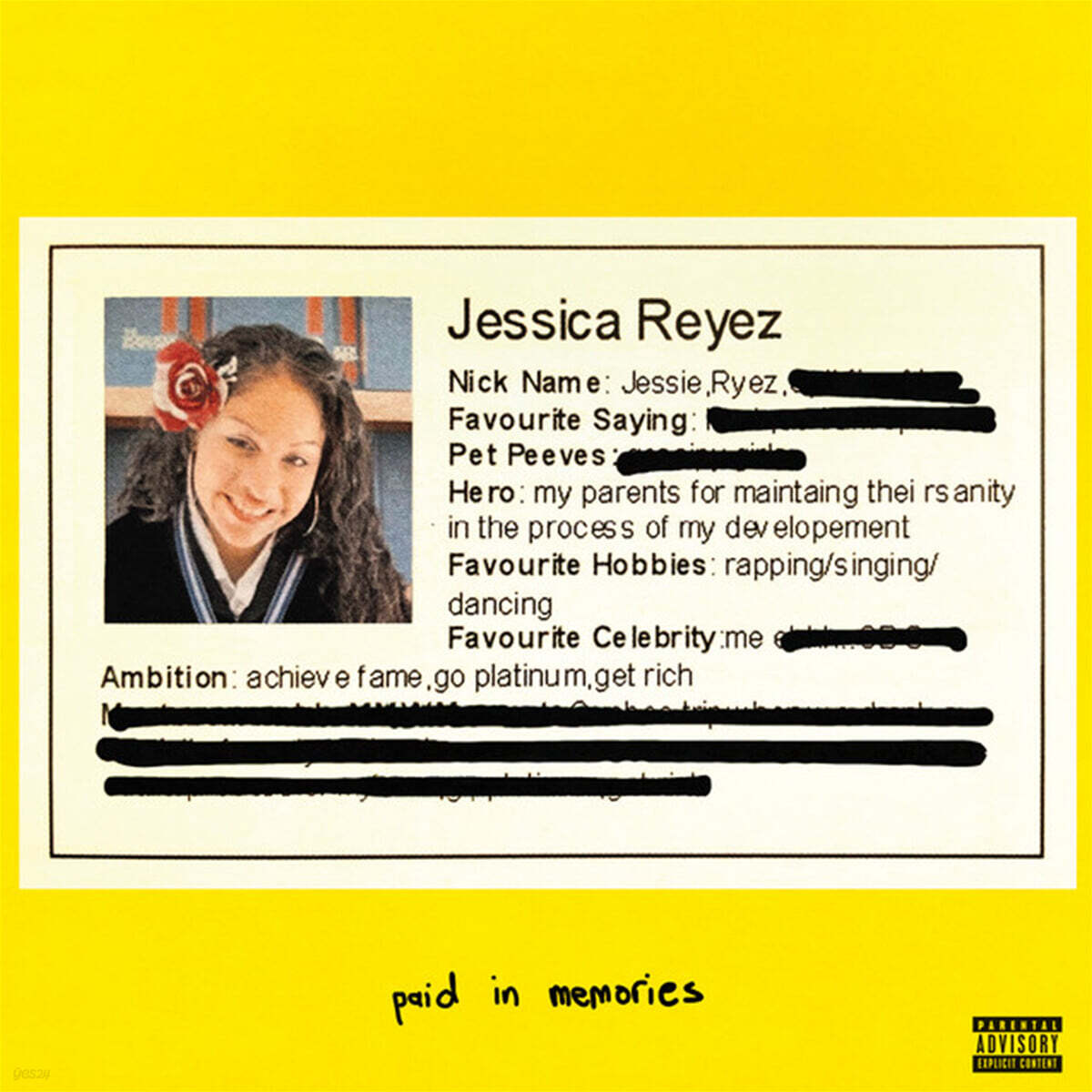 Jessie Reyez (제시 레예즈) - Paid In Memories
