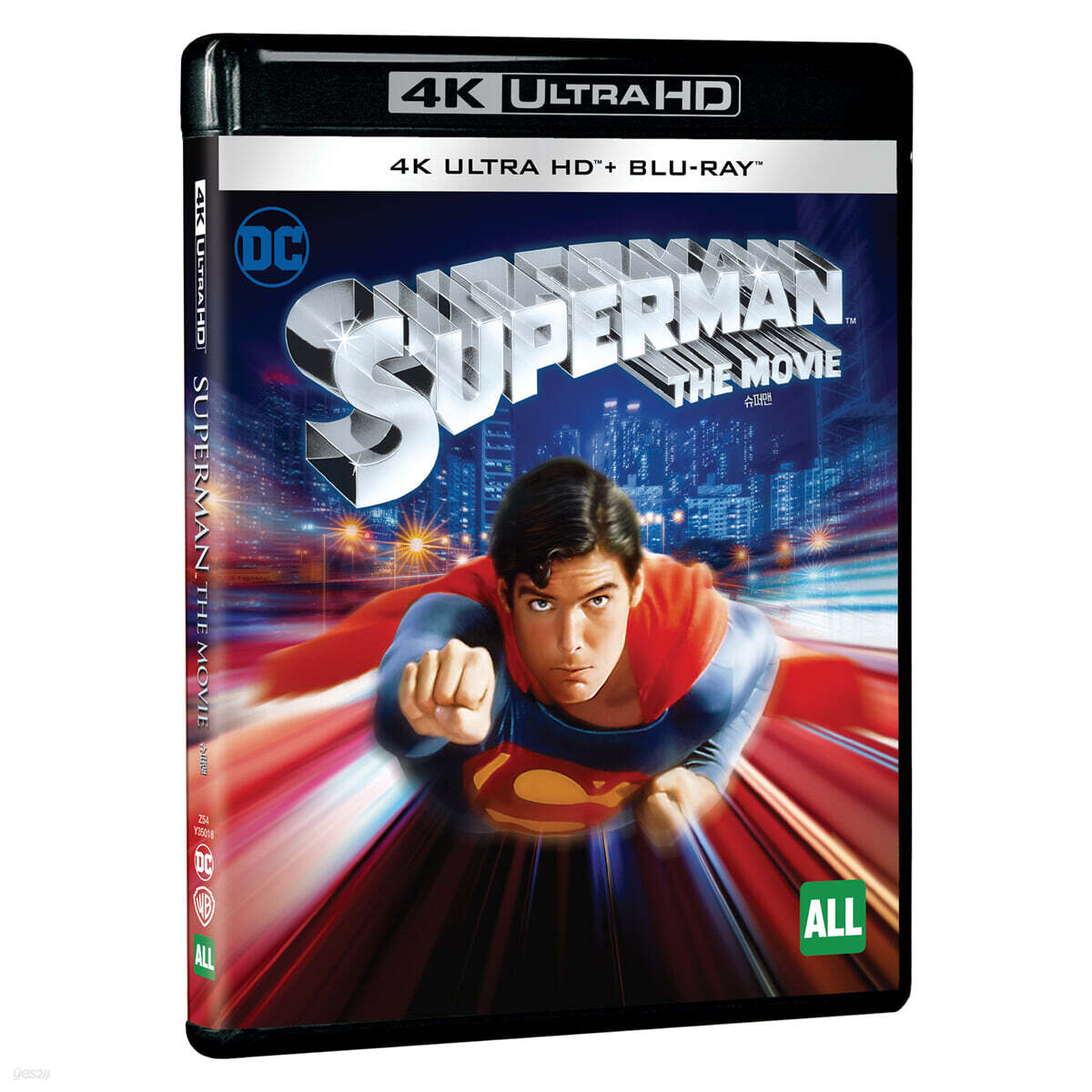 슈퍼맨 (1978) (2Disc, 4K UHD 한정판) : 블루레이