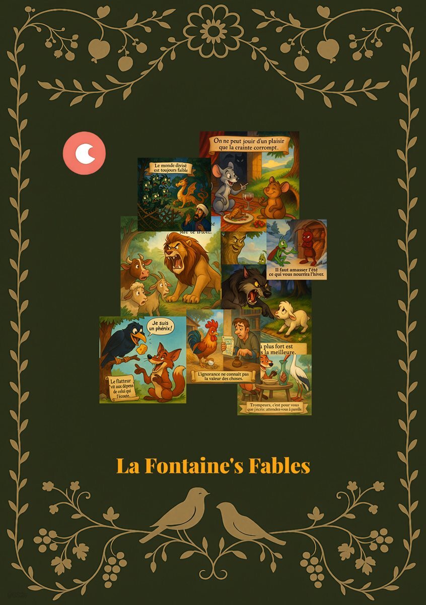 어른을 위한 동화, 라퐁텐 이야기 - 영문판