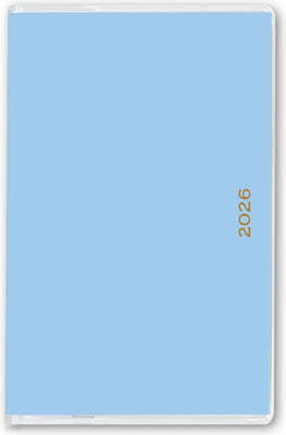(예약도서) 能率 ペイジェム 手帳 2026年 ウィ-クリ- コンパクト 方眼メモ スカイブル- 2192 (2025年 12月始まり)