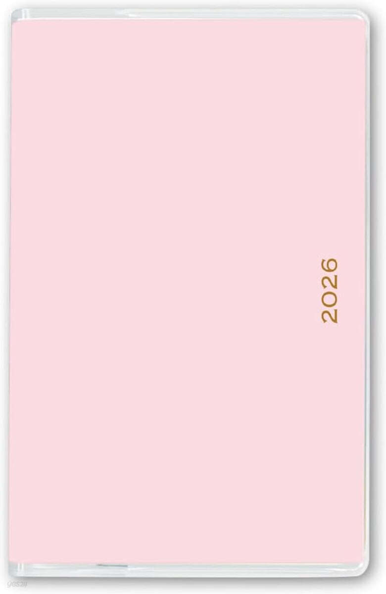 能率 ペイジェム 手帳 2026年 ウィ-クリ- コンパクト レフト ピンク 2209 (2025年 12月始まり)