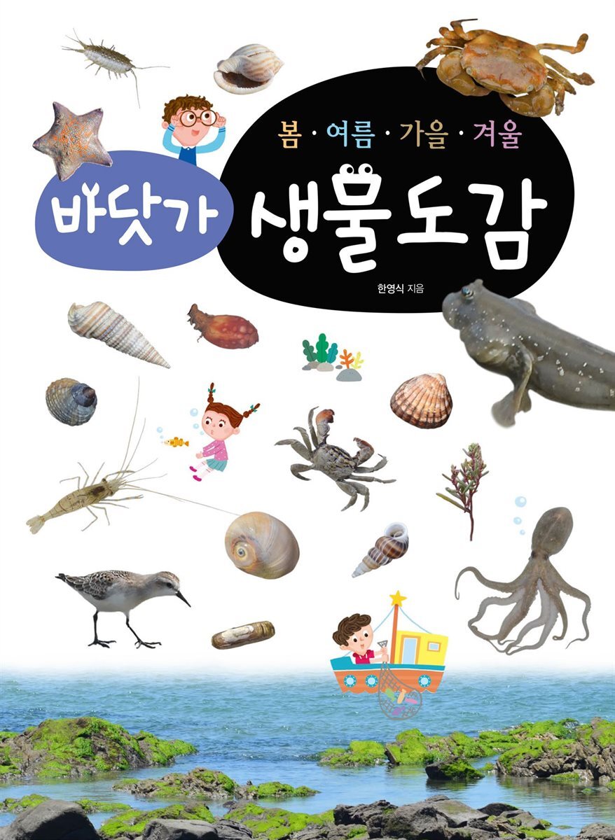 [대여] 봄·여름·가을·겨울 : 바닷가생물도감