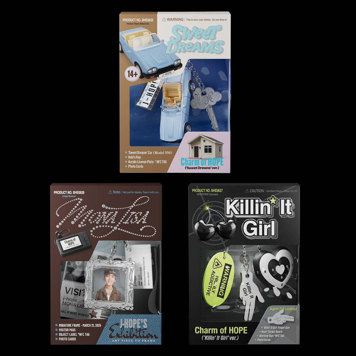 adachi J-HOPE Charm of HOPE 3点セット J-HOPE - Charm of HOPE (SET)