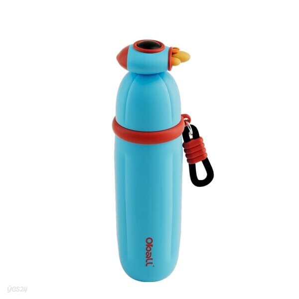 픽온 오볼텀블러 420ml 스텐316 빙글빙글 로켓 뚜껑 빨대 보온보냉