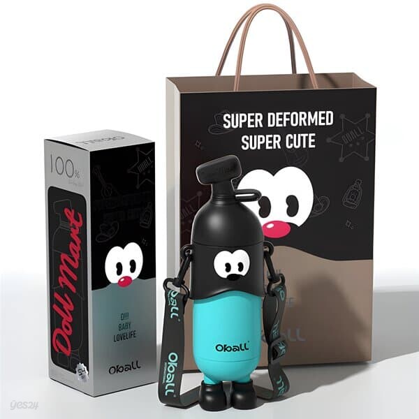 도도 오볼텀블러 400ml 스텐316 민트 보온 보냉 어린이 물병