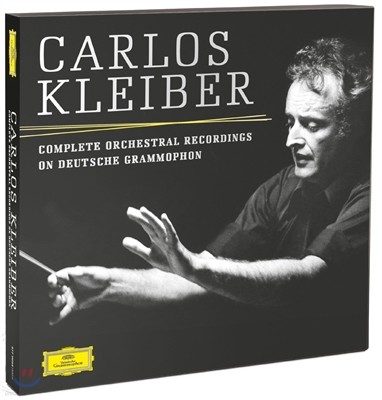 Carlos Kleiber — Carlos Kleiber 카를로스 클라이버 DG 관현악 녹음 전집 (Complete Orchestral Recordings) 앨범 커버
